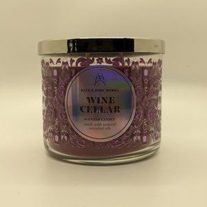 NEW - Bath & Body Works 3 Wick Candle - Wine Cellar